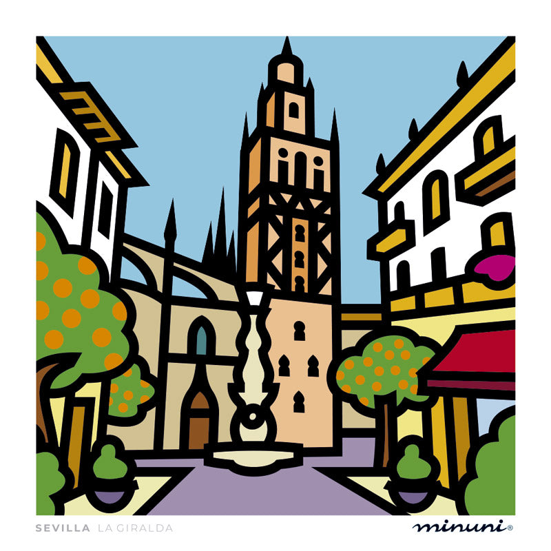 Lámina La Giralda de Sevilla