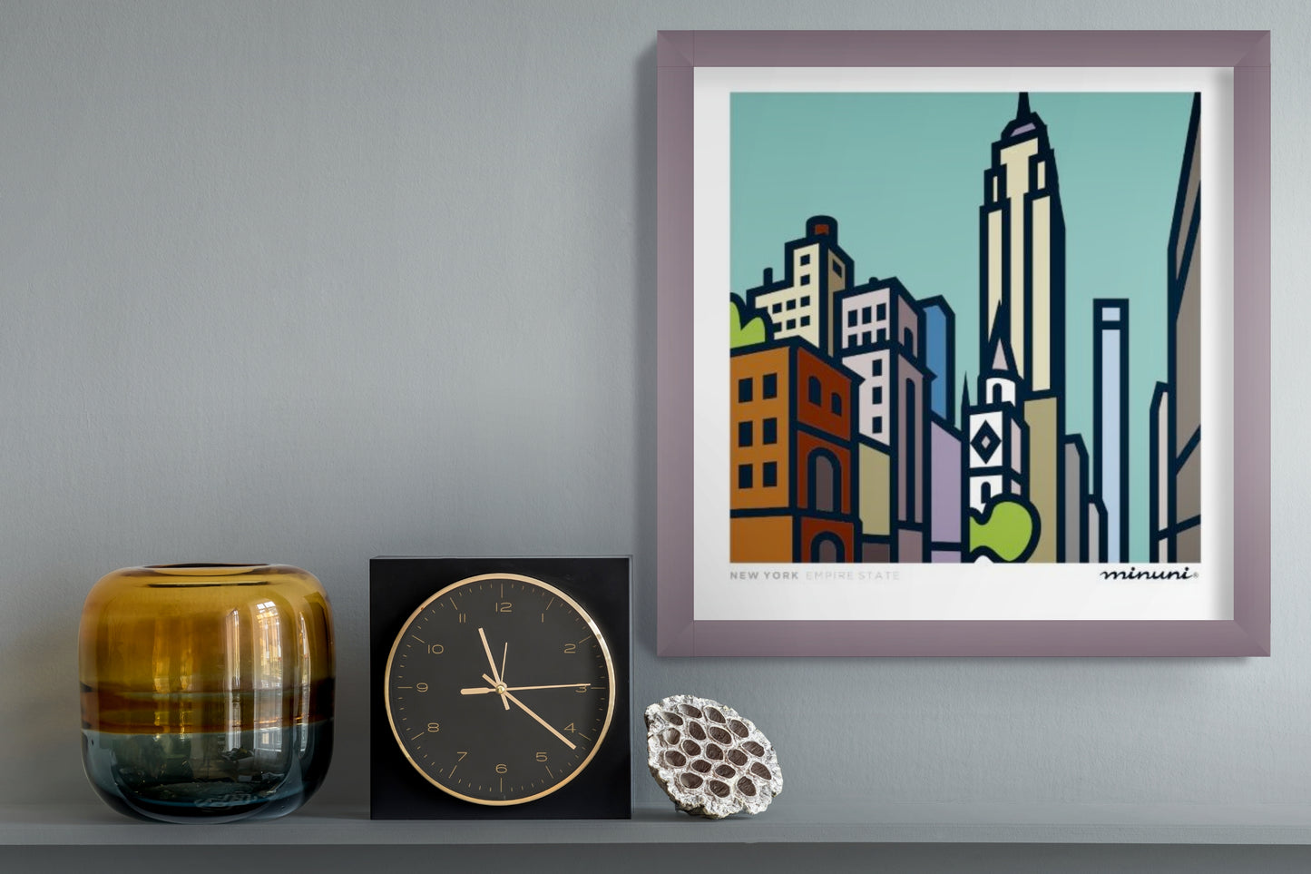 Empire State Art Print, NEW YORK