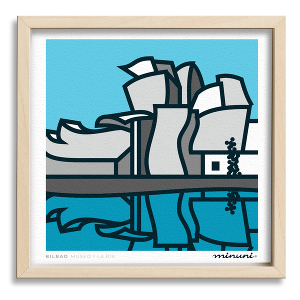 Lámina Museo Guggenheim, BILBAO