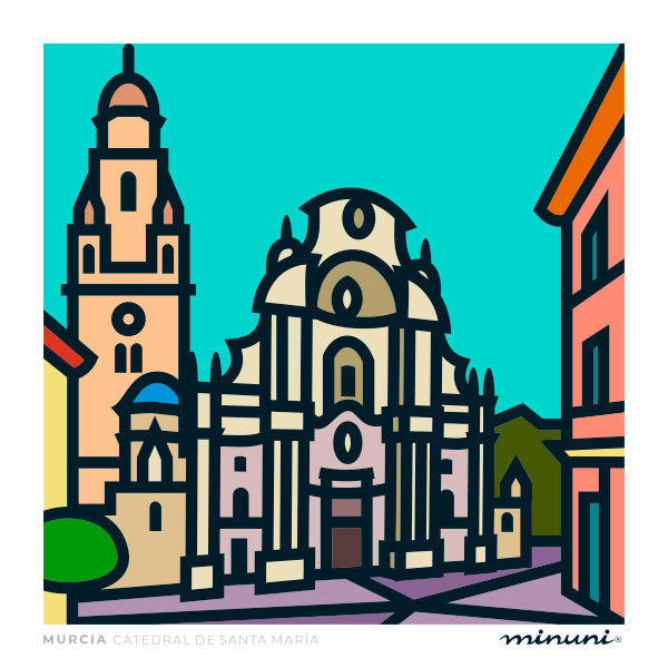 Lámina Catedral de Murcia