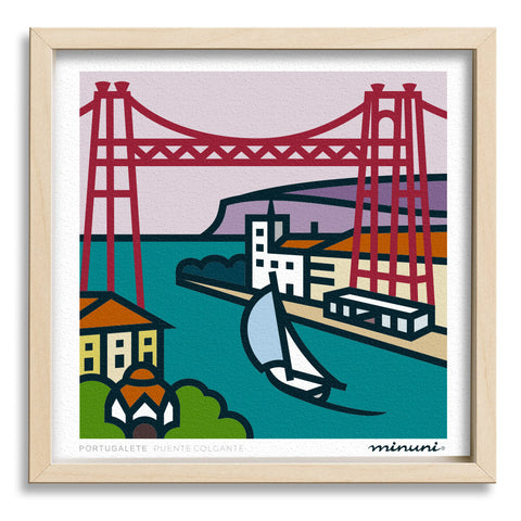 Lámina Puente de Portugalete