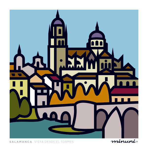 Lámina inspirada Salamanca