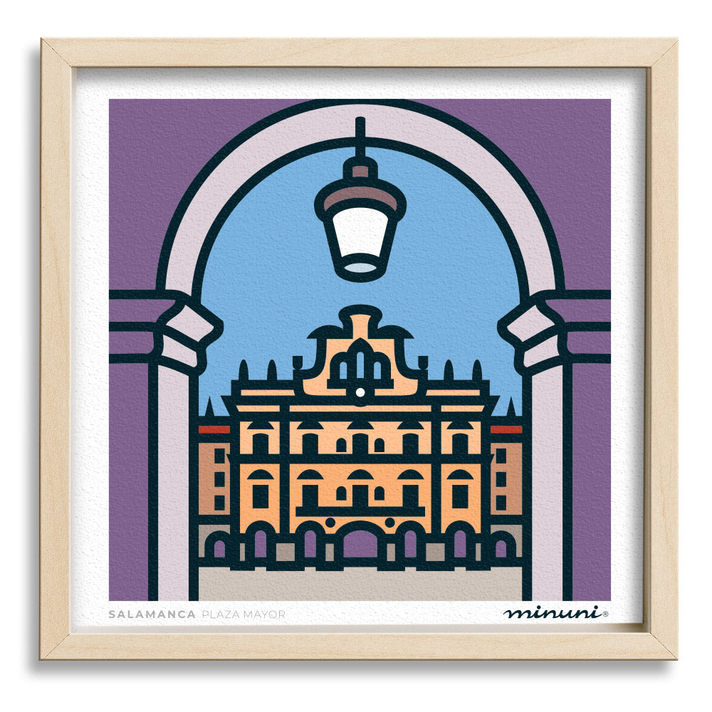Lámina Plaza Mayor, SALAMANCA II