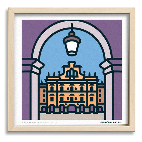 Lámina Plaza Mayor, SALAMANCA II