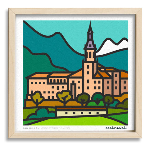 Lámina Monasterio de Yuso