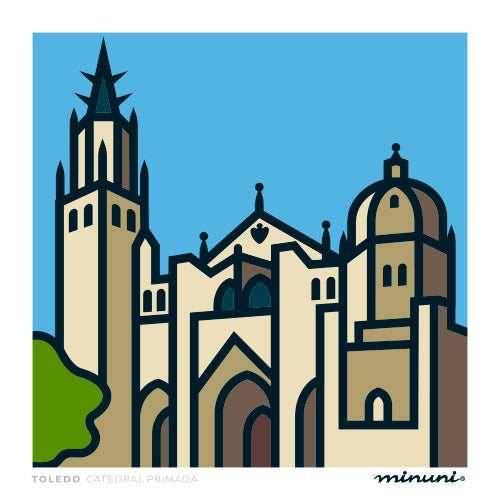 Lámina Catedral Primada, TOLEDO