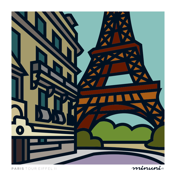 Art print inspired in Eiffel Tower
