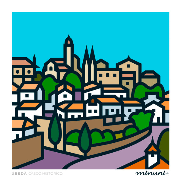 Lámina Úbeda Casco Histórico