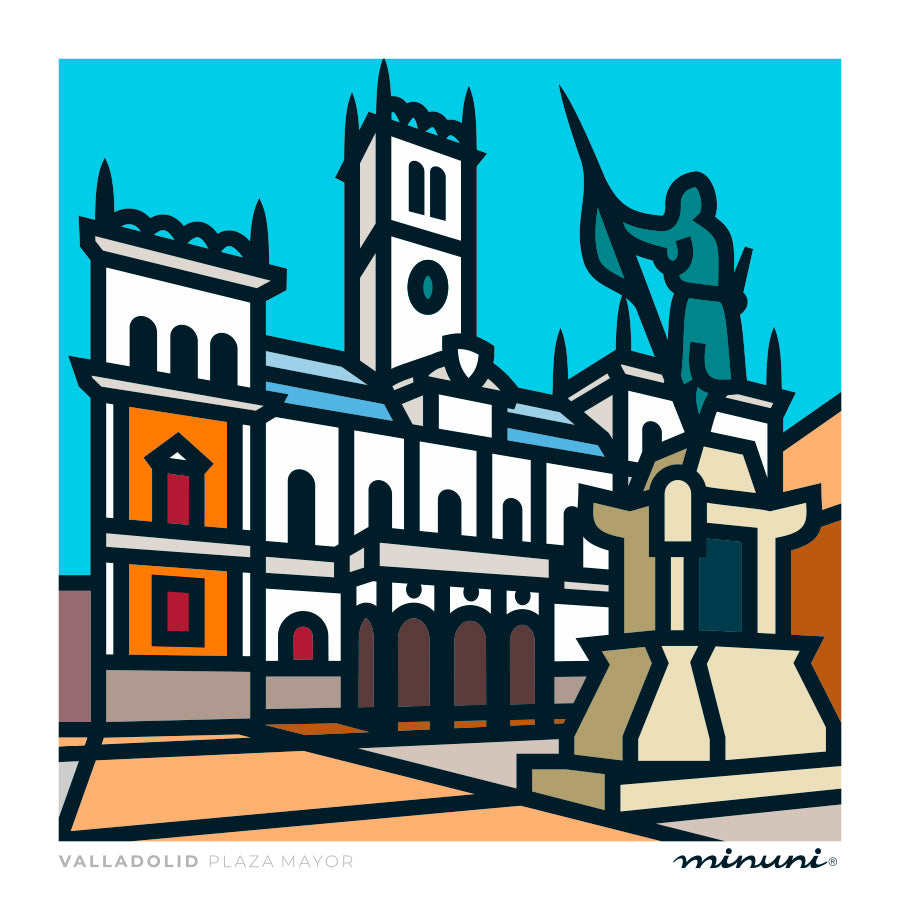 Lámina Plaza Mayor de Valladolid