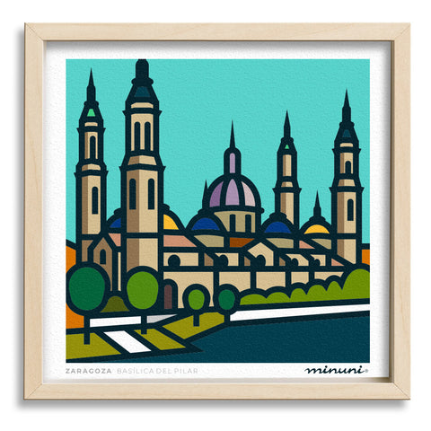Lámina artística Basílica del Pilar de Zaragoza