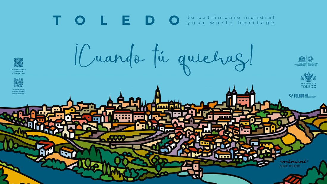 Minuni pone color e identidad al 40º Aniversario de Toledo en FITUR con una ilustración inédita