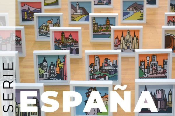 Láminas artísticas Serie España