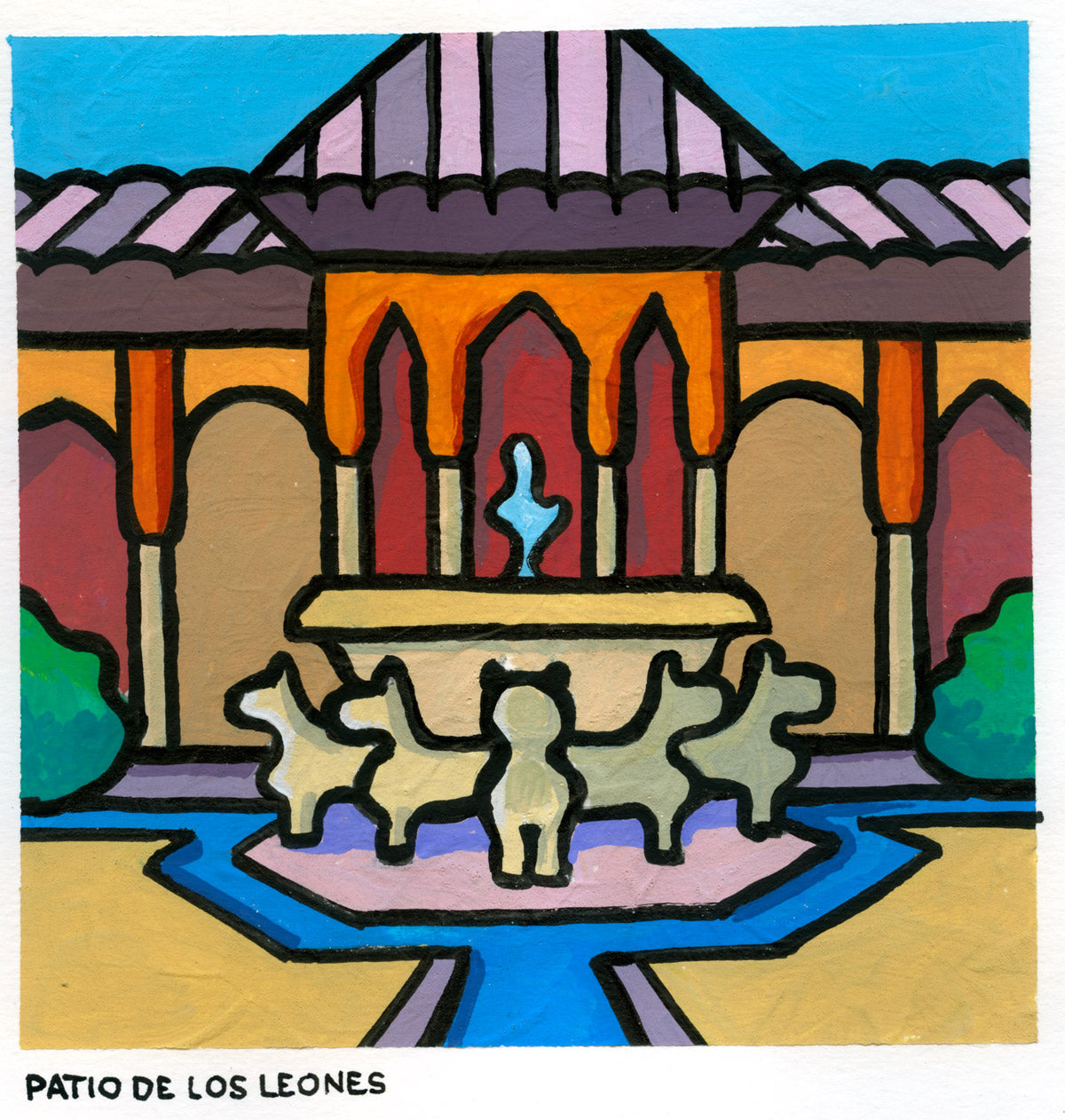Patio Leones Original 01