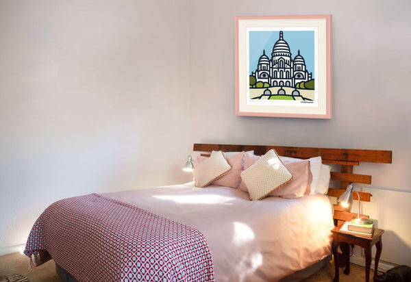 Basilica of the Sacred Heart Art Print, PARIS