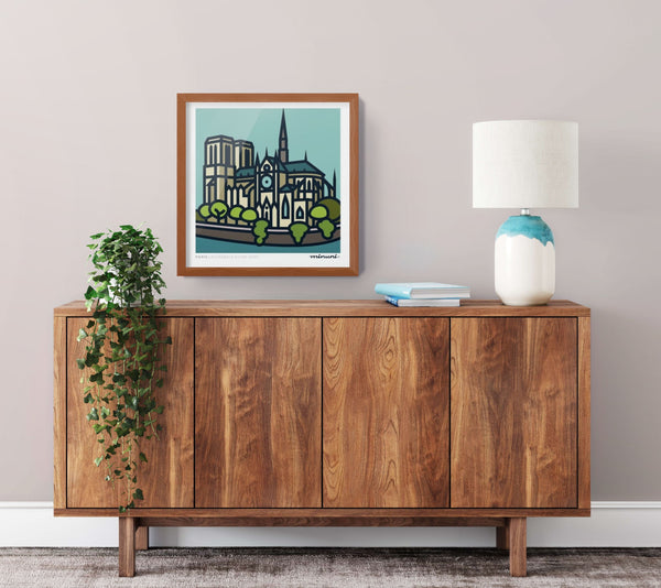 Notre Dame Cathedral Art Print, PARIS