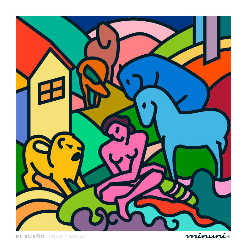 Lámina El Sueño de Franz Marc