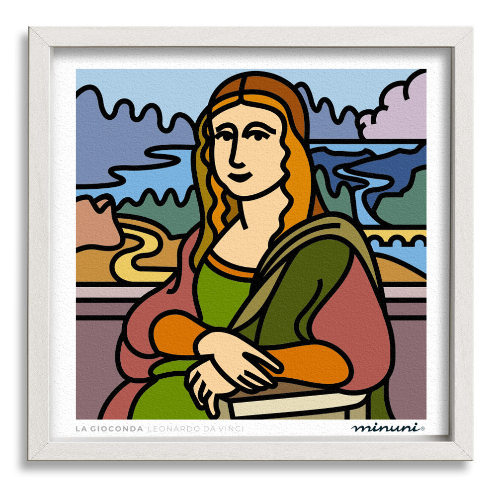 Lámina de La Gioconda