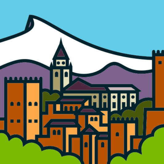 Lámina 50x50 cm inspirada en GRANADA