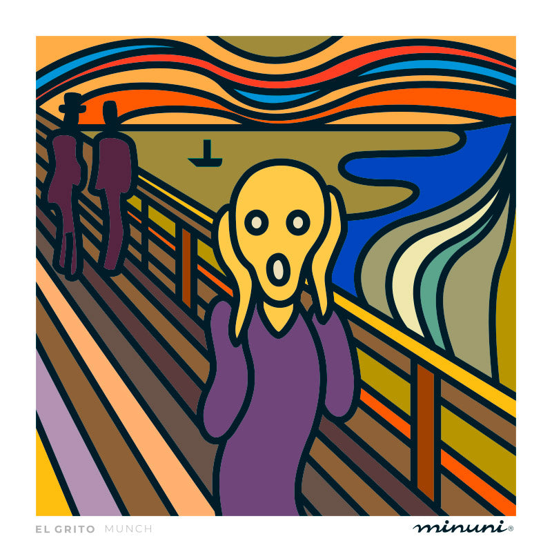 Lámina El Grito de Munch