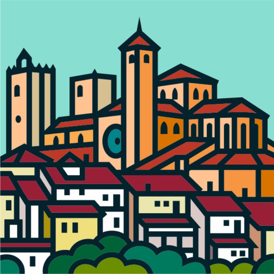 Lámina 50x50 cm inspirada en GUADALAJARA
