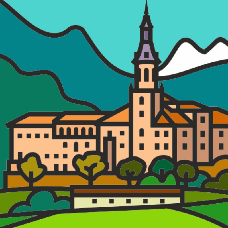 Lámina 50x50 cm inspirada en LA RIOJA