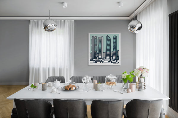 Chamartín Skyscraper Art Print, MADRID