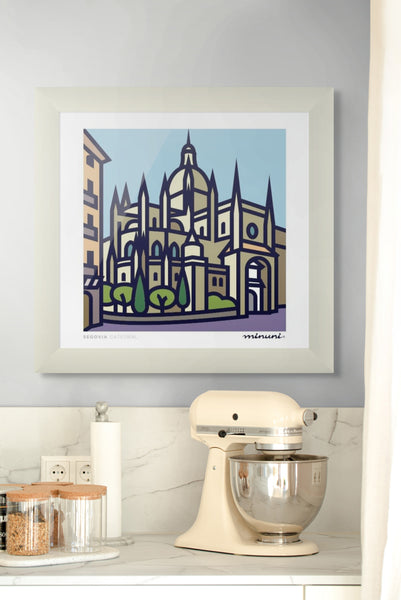 Art Print The Cathedral, SEGOVIA