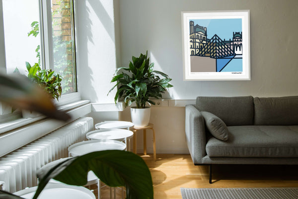 Louvre Museum Art Print, PARIS