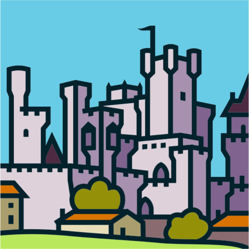 Lámina 50x50 cm inspirada en NAVARRA