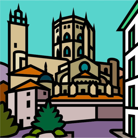 XL Sheet 50x50 San Pau Hospital, BARCELONA