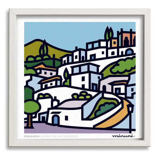 Lámina Barrio del Sacromonte