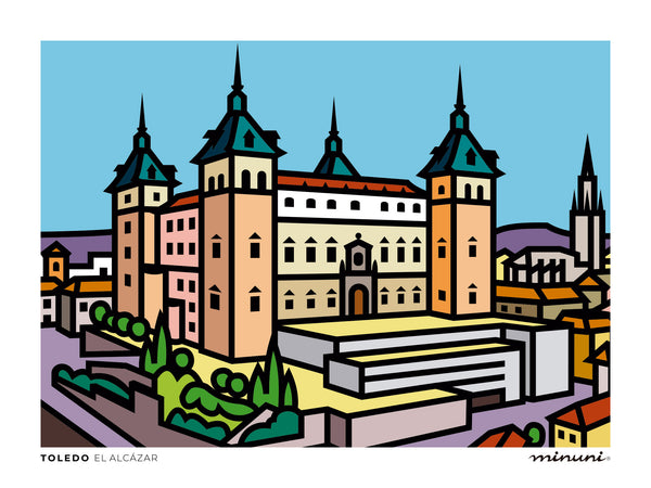 Lámina Alcázar, TOLEDO