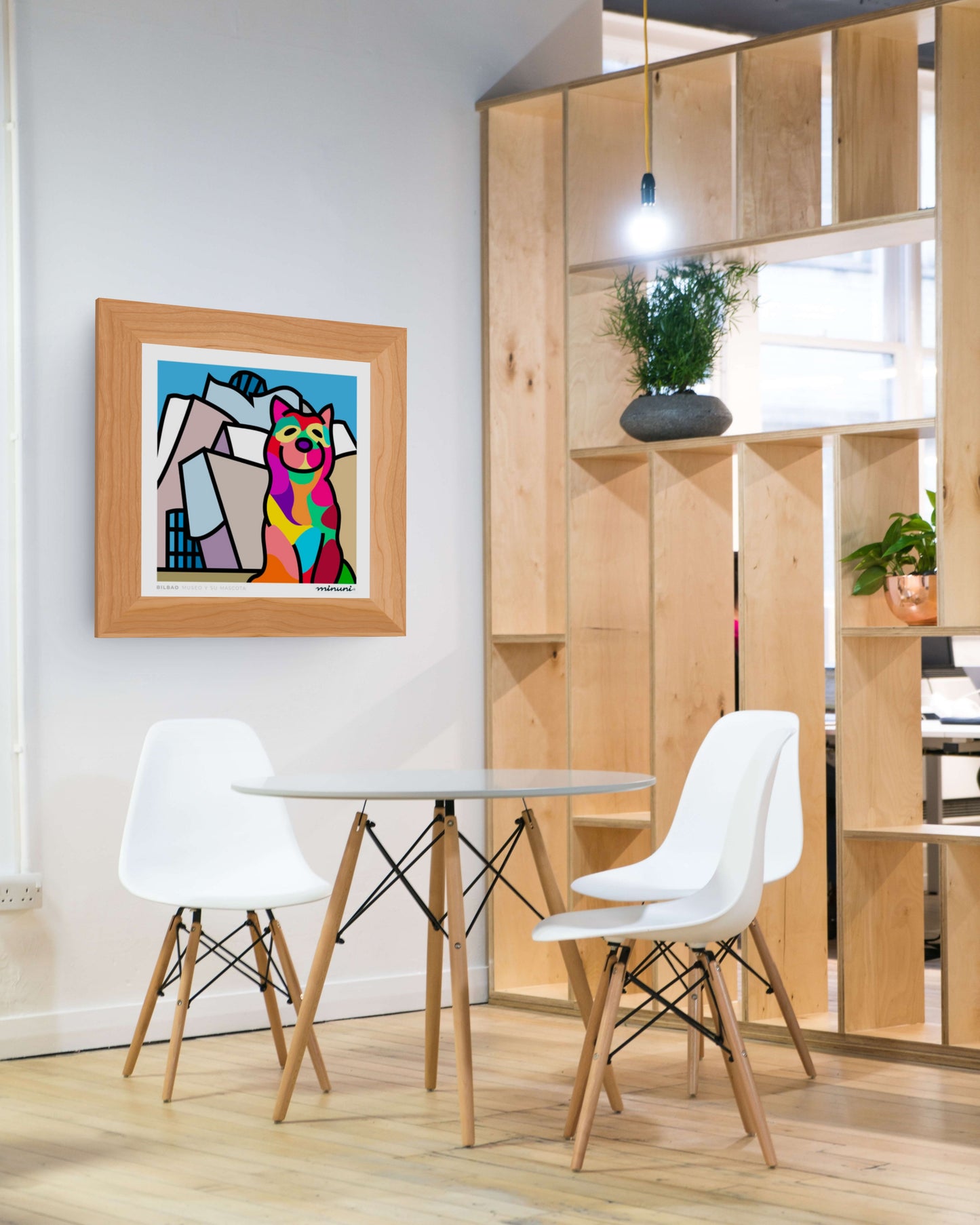 Lámina 50x50 cm inspirada en VIZCAYA