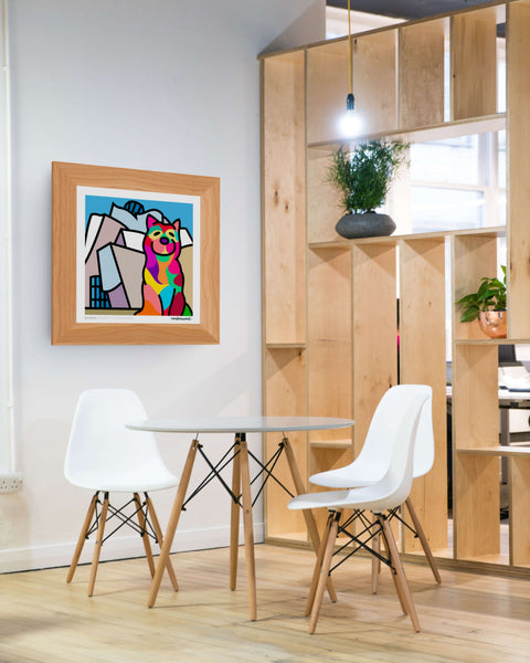 Lámina 50x50 cm inspirada en VIZCAYA