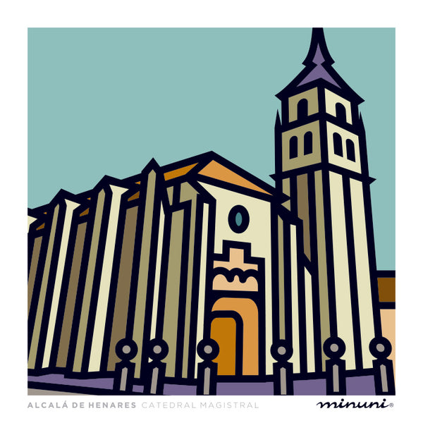 Lámina Catedral Magistral Alcalá de Henares