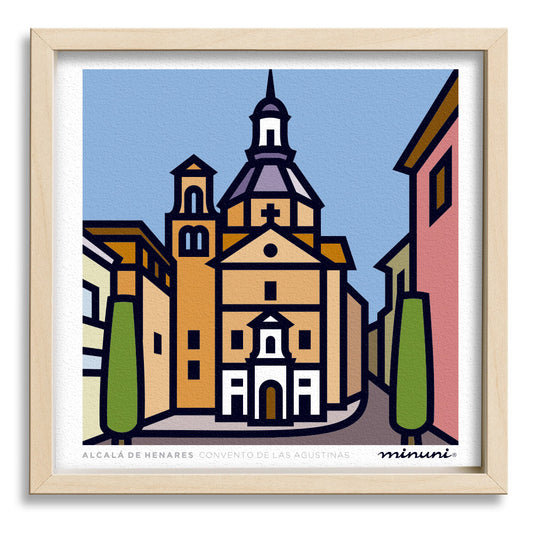 Lámina Convento de las Agustinas, ALCALÁ DE HENARES