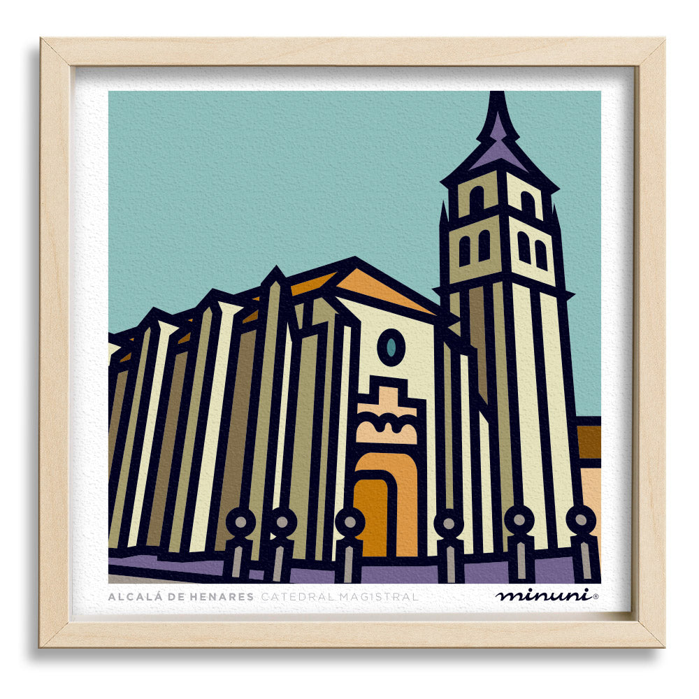 Lámina Catedral Magistral, ALCALÁ DE HENARES