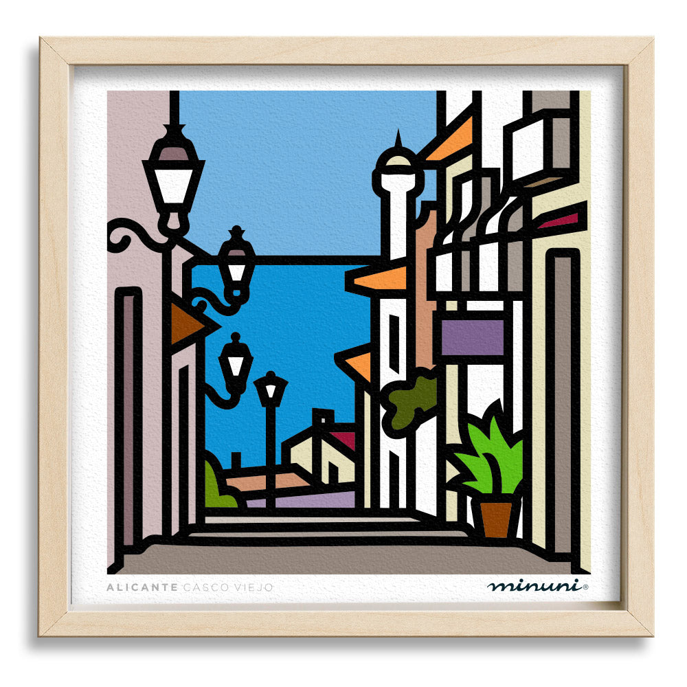 Lámina Calles de Altea