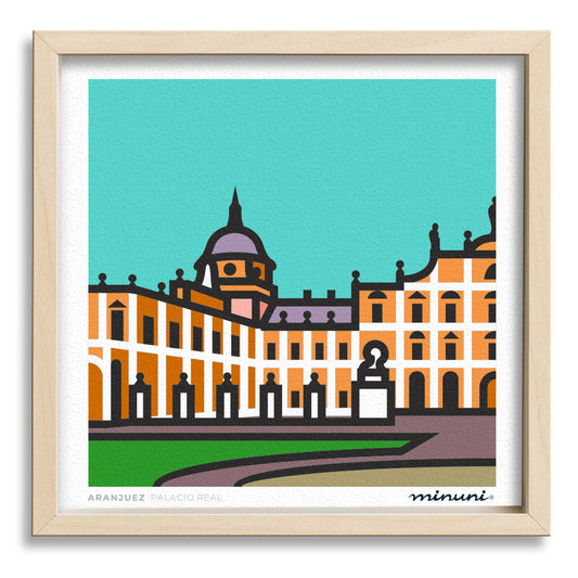 Lámina Palacio de Aranjuez