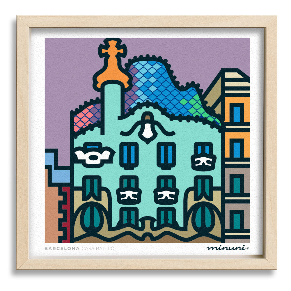 Lámina Casa Batlló, BARCELONA