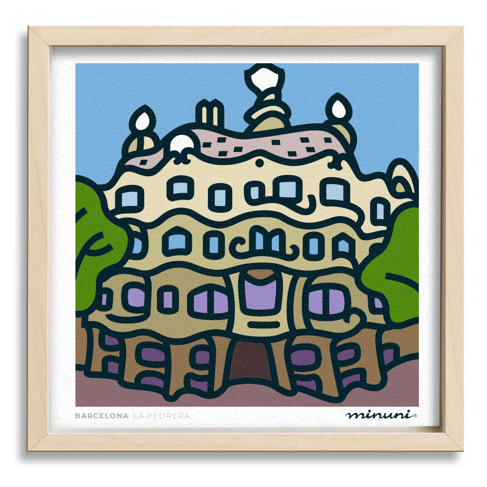 Lámina La Pedrera, BARCELONA