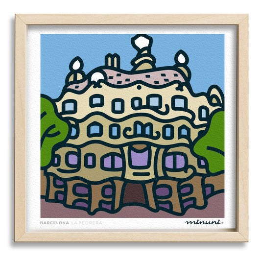 Lámina La Pedrera, BARCELONA