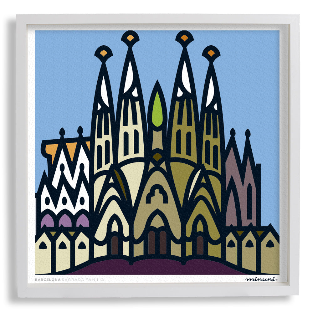 XL Print 50x50 The Sagrada Familia, BARCELONA