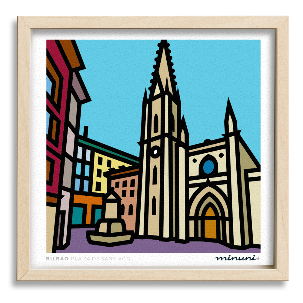 Lámina Catedral de Bilbao