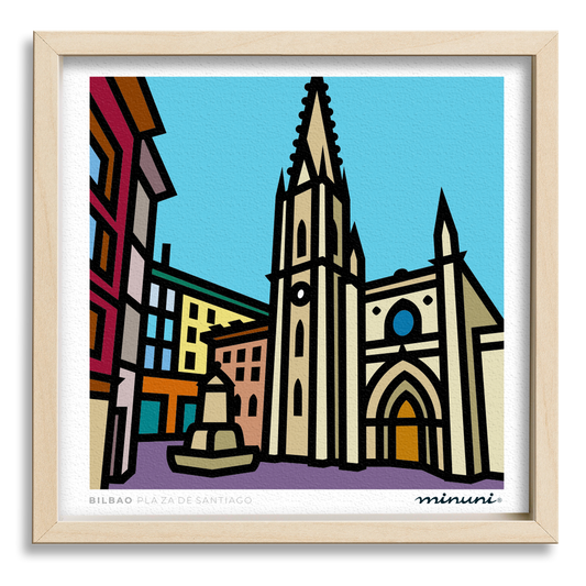 Lámina Catedral de Bilbao