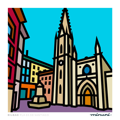 Lámina Catedral de Bilbao
