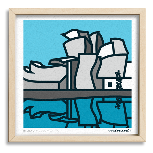 Lámina Museo Guggenheim, BILBAO