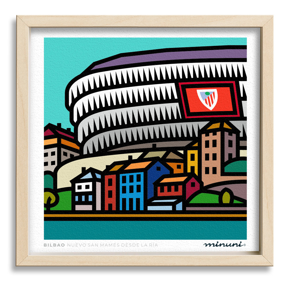 Lámina Nuevo San Mamés de Bilbao