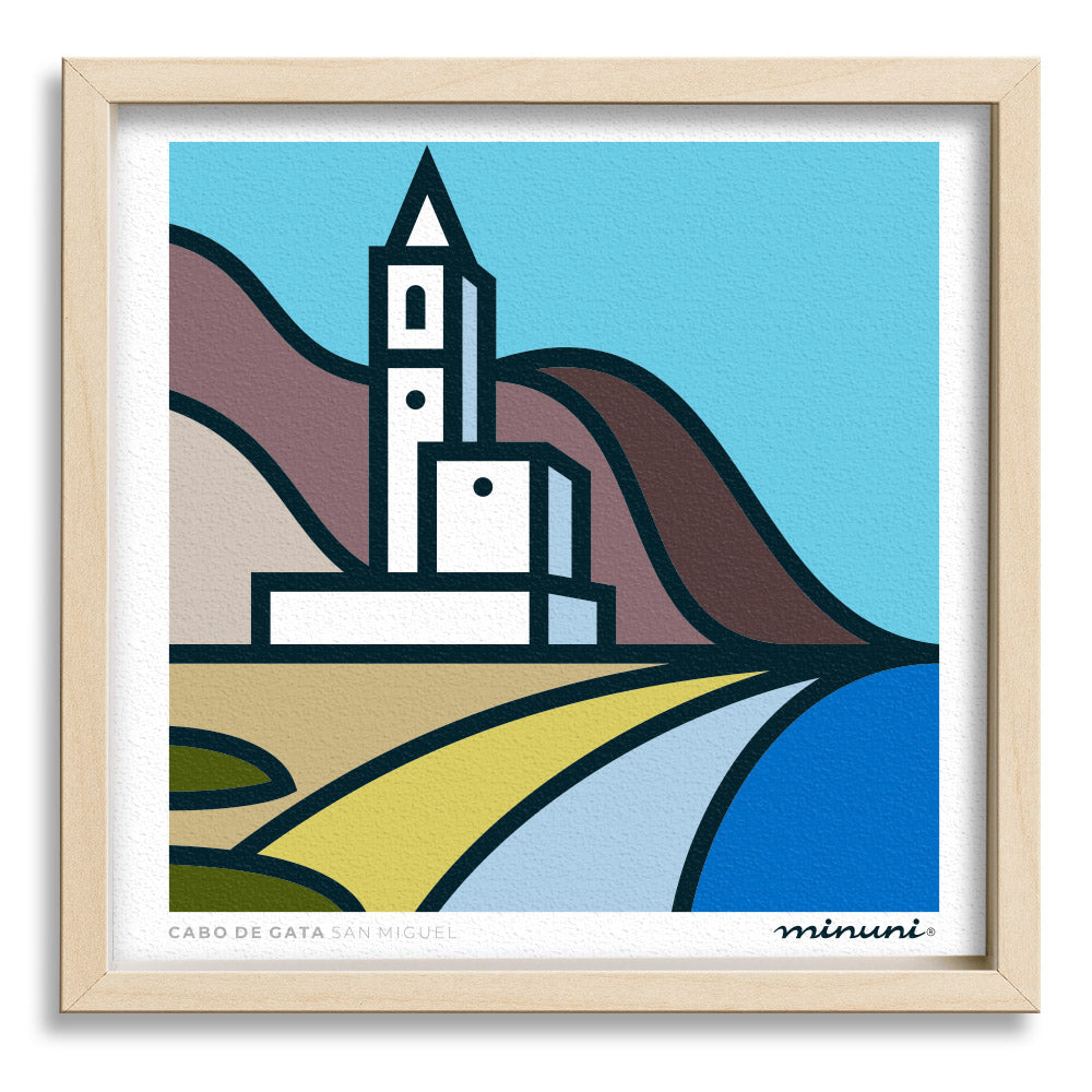 Lámina San Miguel en Cabo de Gata