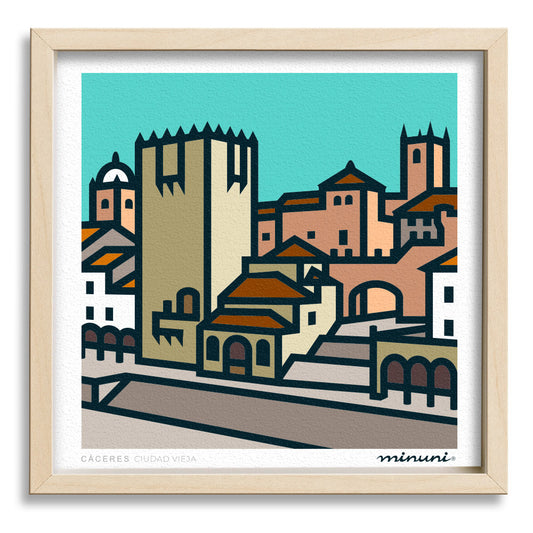 Lámina Casco Antiguo, CÁCERES